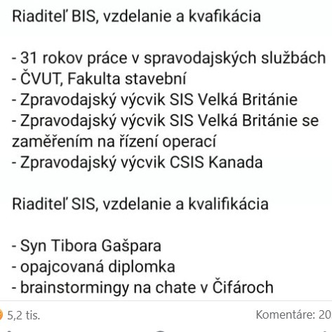 Gašpar páľ do ****!